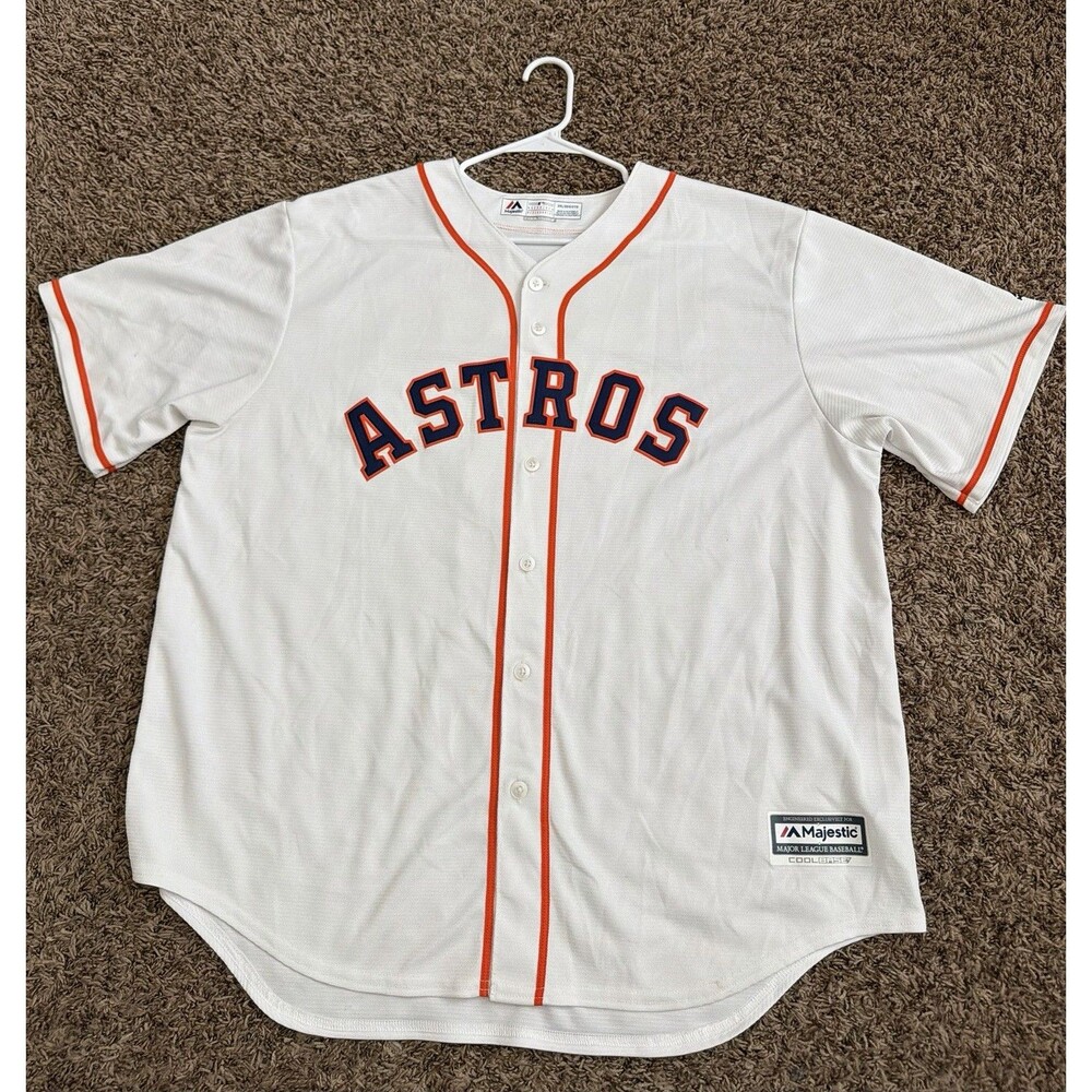 George Springer #4 Houston Astros Majestic Cool Base Jersey Size 2XL